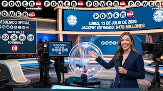 Números ganadores del Powerball, 13/06/2026: mira los resultados del sorteo jackpot de la lotería con premio mayor de 478 millones de dólares