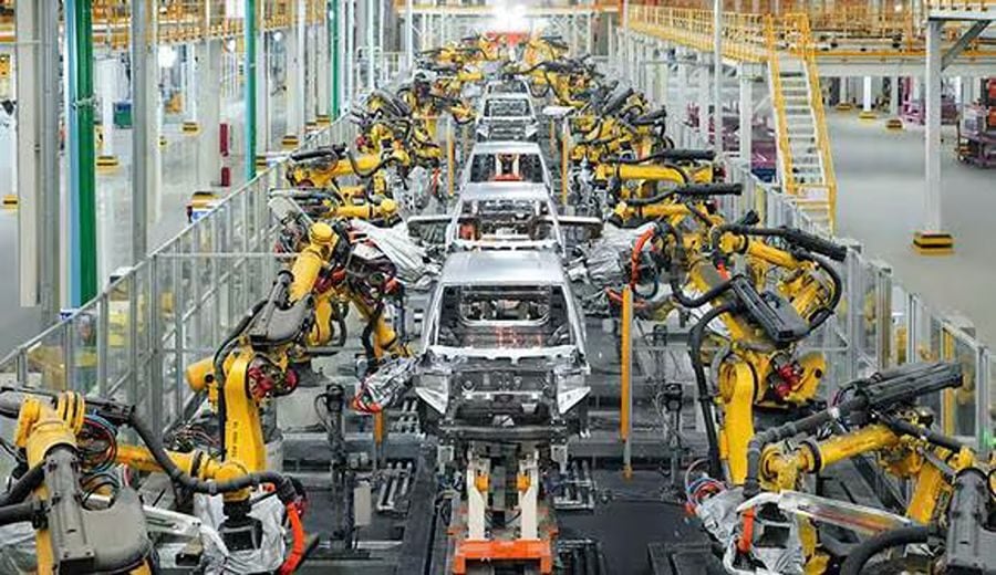 Fábrica de autos en China. (Foto: Difusión)