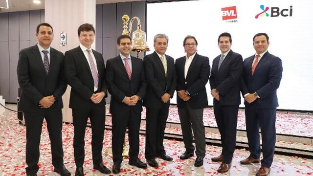 Bci Perú celebra con campanazo en la BVL primera emisión de deuda en mercado peruano