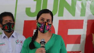Verónika Mendoza: miembro del partido español Podemos colabora con la campaña de la candidata de JP