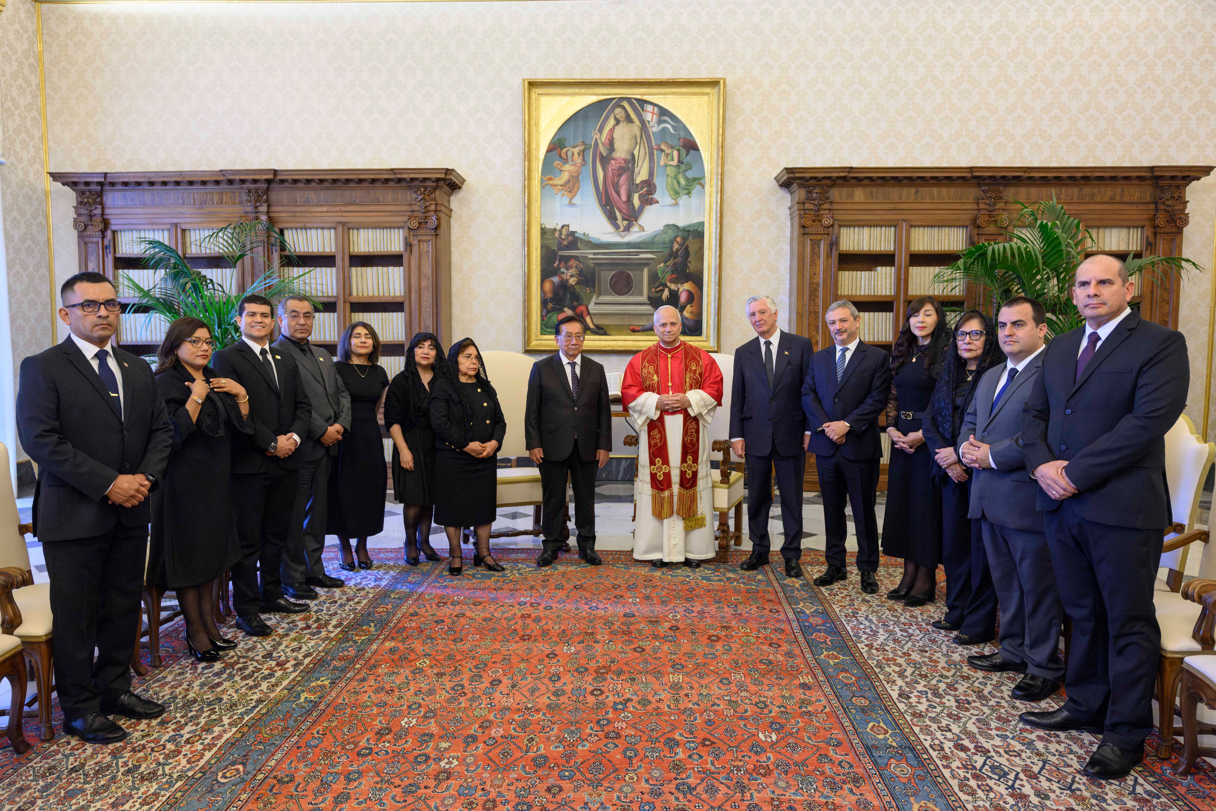 Presidente Balcázar confirma visita del papa León XIV al Perú en noviembre. (Foto: Handout / VATICAN MEDIA / AFP).