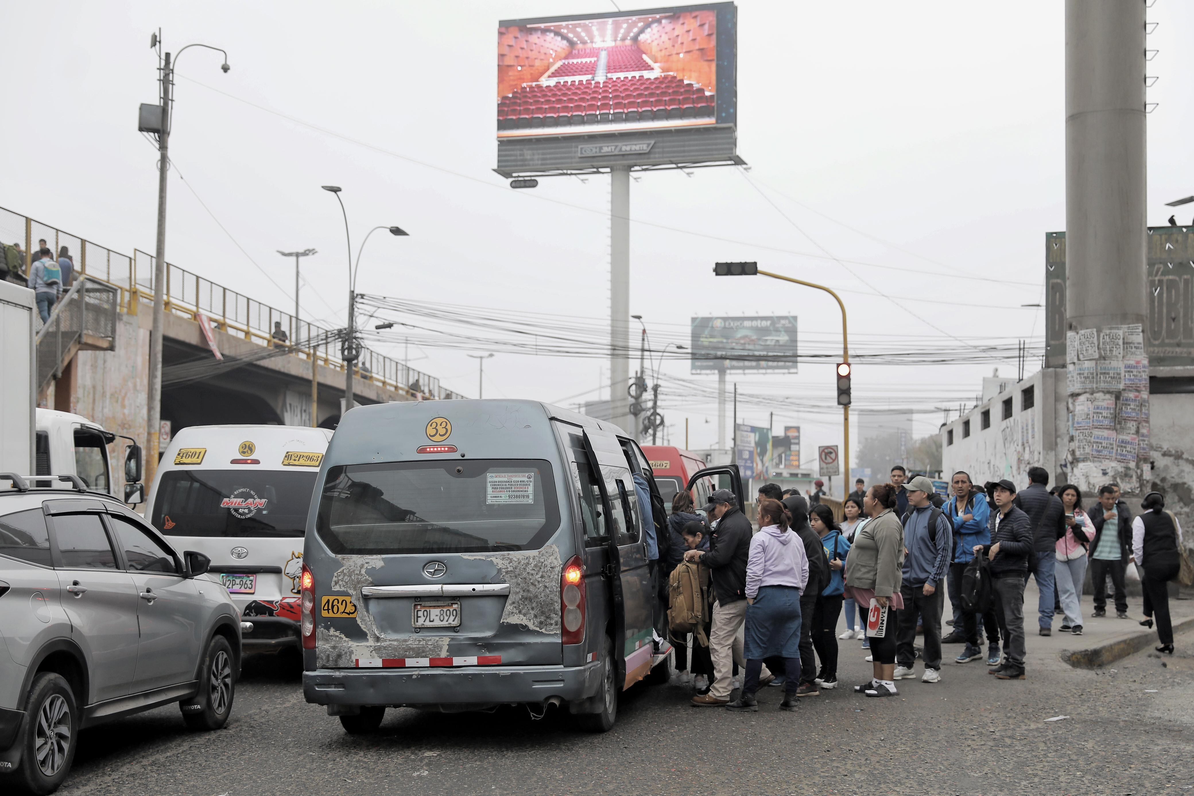 Paro de transportistas: MTPE establece 4 horas de tolerancia para trabajadores y pide priorizar el teletrabajo. (Foto: Joel Alonzo/ @photo.gec)