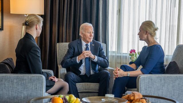 Biden se reúne en San Francisco con la viuda del opositor ruso Alexei Navalny y su hija