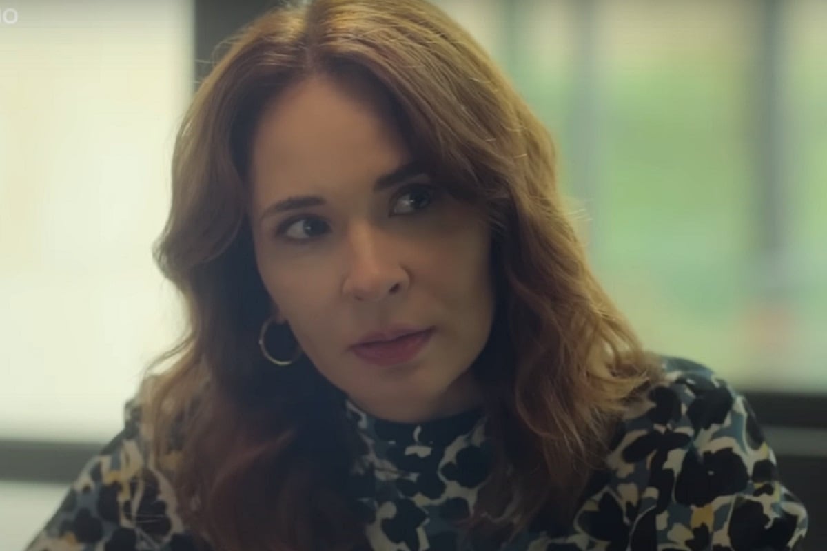 Adriana Louvier como Fernanda en la serie mexicana "Pacto de silencio". La actriz también estrenó "¡Que viva México!" en 2023 (Foto: Netflix)