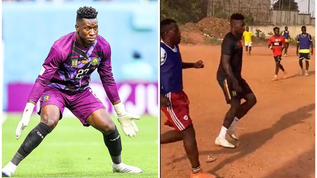 André Onana abandonó el Mundial y viajó a Camerún para jugar un partido | VIDEO