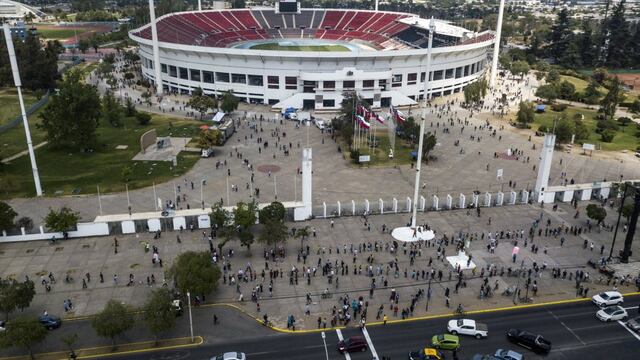 Escenario de alegrías y horrores en Chile, el Estadio Nacional vive nuevo capítulo con el plebiscito | FOTOS