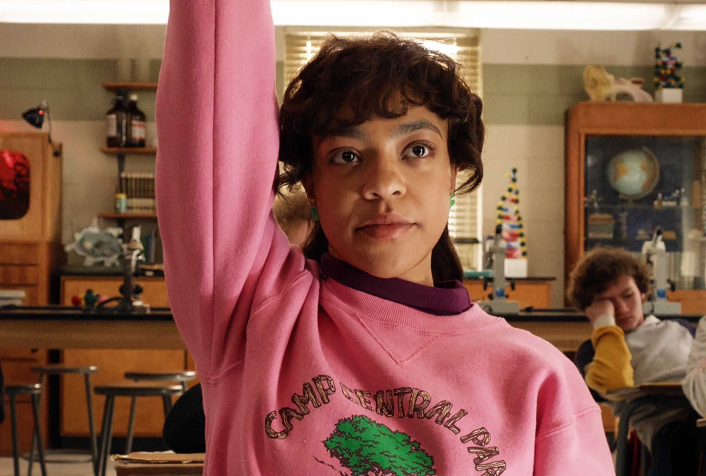 La joven actriz Priah Ferguson vuelve como la carismática Erica Sinclair en "Stranger Things 5" (foto: Netflix)