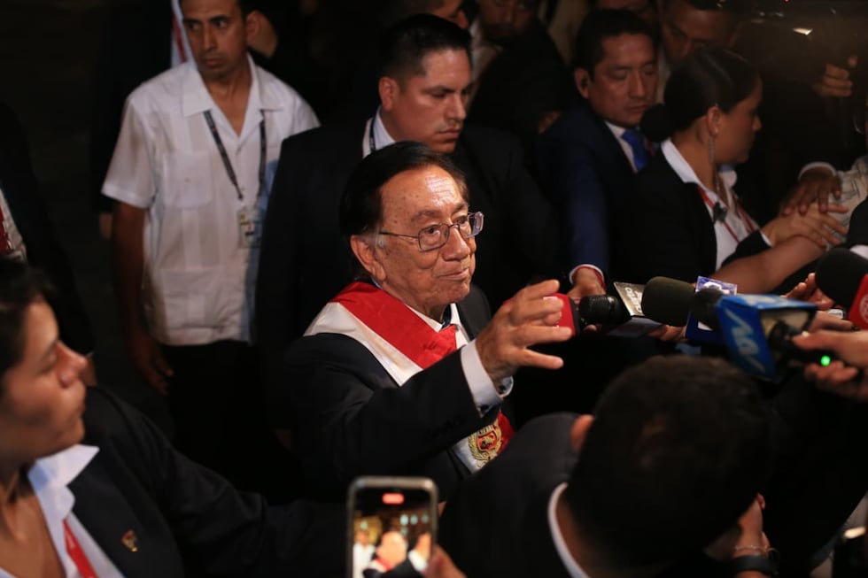 El congresista de Perú Libre fue designado como presidente interino del Perú. Foto: GEC