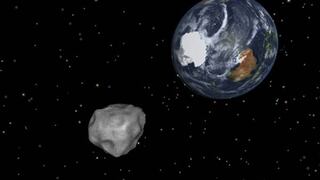 Un asteroide pasó cerca de la Tierra esta madrugada