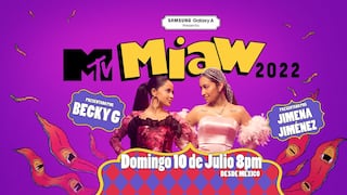 Premios MTV MIAW 2022: dónde ver y cuándo es la ceremonia