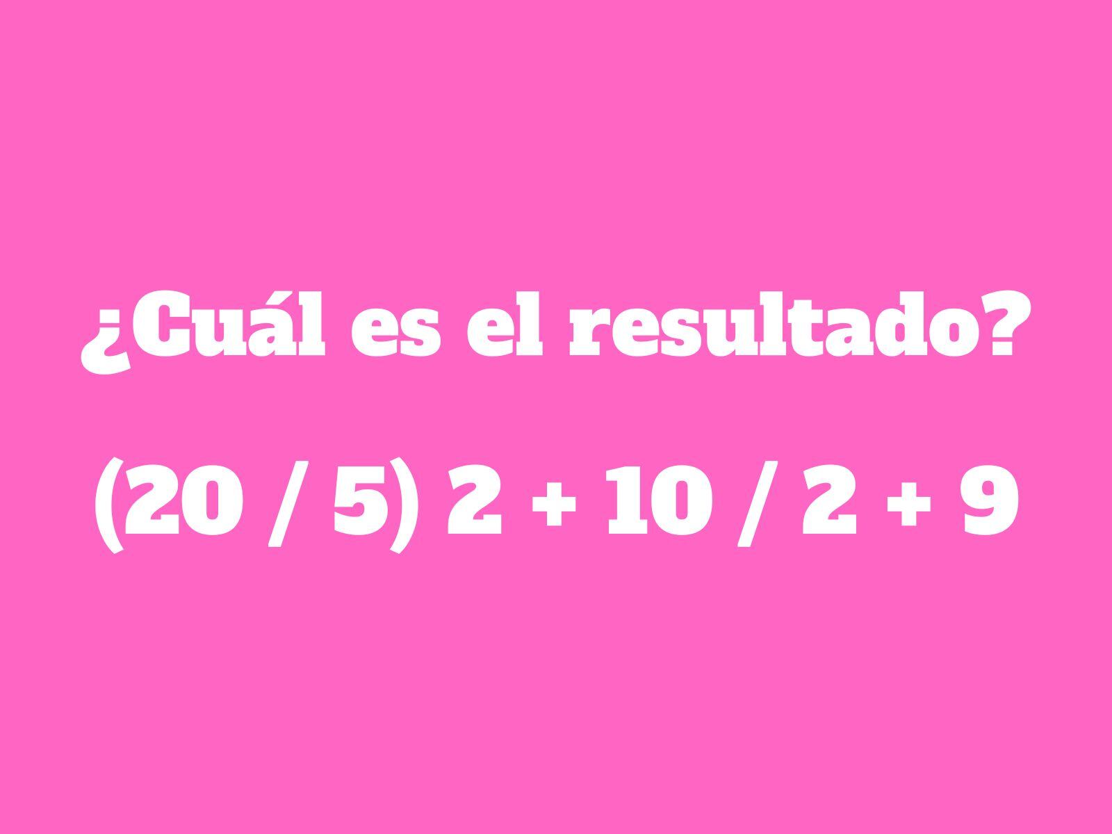 Reto matemático: ¿Tu inteligencia será capaz de desarrollarlo en pocos segundos? (Creación: Mag)