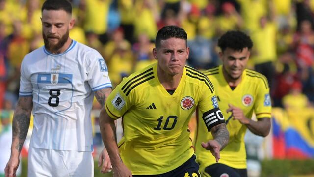 Uruguay - Colombia por Eliminatorias 2026: empate 2-2 en Barranquilla 