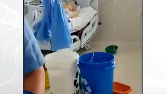 Hospital del Niño: área de UCIC se inundó por rotura de tubería