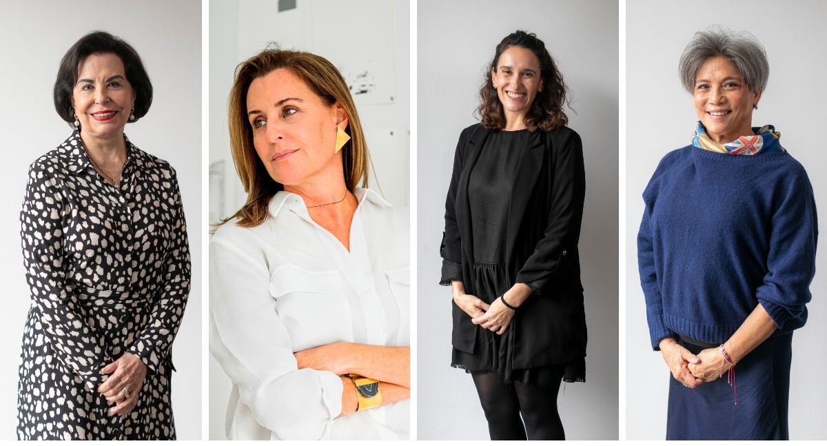 Nora Ingunza de Quimper, Marianelli Neumann, Andrea García y Frances Wu.