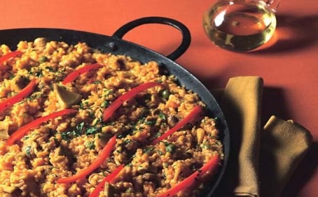 Paella vegetariana