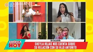 Sheyla Rojas sobre partida de su hijo a España: “Al principio no quería que se vaya” | VIDEO