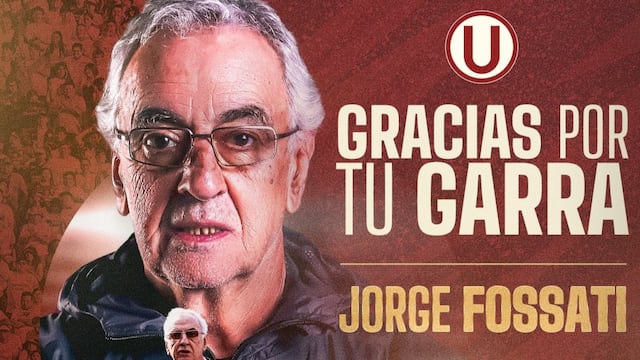 Universitario despidió a Jorge Fossati con un emotivo video que repasa sus mejores momentos en el club y reconoce el impacto que dejó durante su ciclo como entrenador.