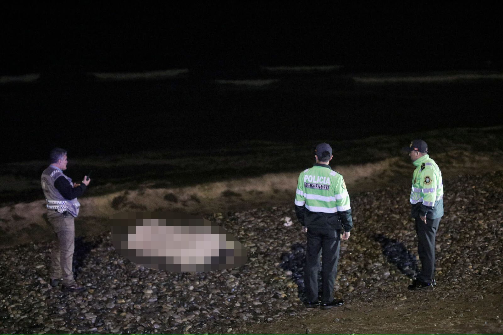 El hombre habría sido arrastrado por el mar. (Foto: Difusión)