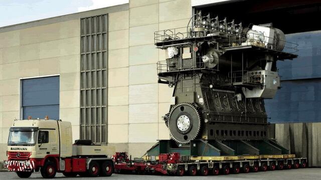 El motor diésel más grande del mundo [VIDEO]