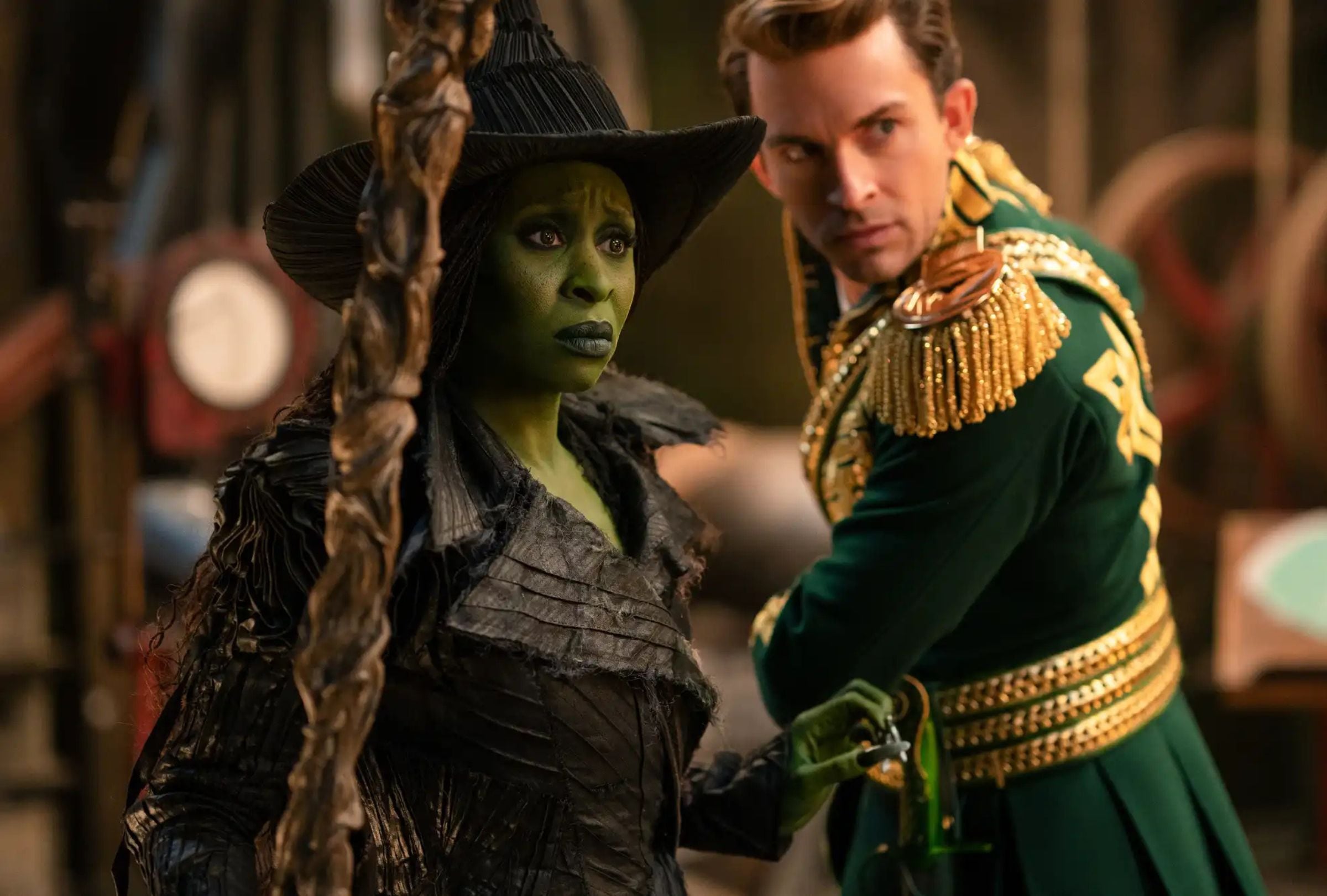 Elphaba y Fiyero son personajes claves en el desarrollo de la trama de la película "Wicked: For Good" (Foto: Universal Pictures)