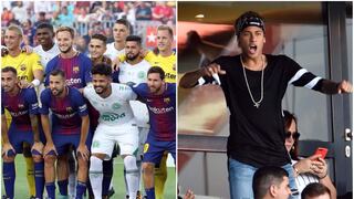 Neymar:el crack brasileño se divierte así mientras Barcelona enfrentaba al Chapecoense