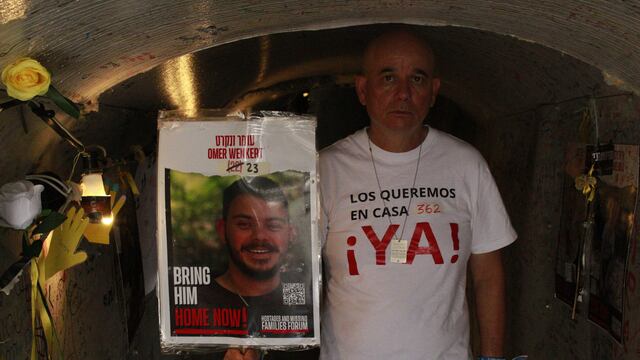 Ricardo Grichener, tío de Omer Wenker, no pierde la esperanza de que el joven siga con vida tras un año de cautiverio en manos de Hamas.