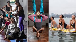 Yoga para todos: las alternativas para practicarlo sobre el mar o suspendido en el aire