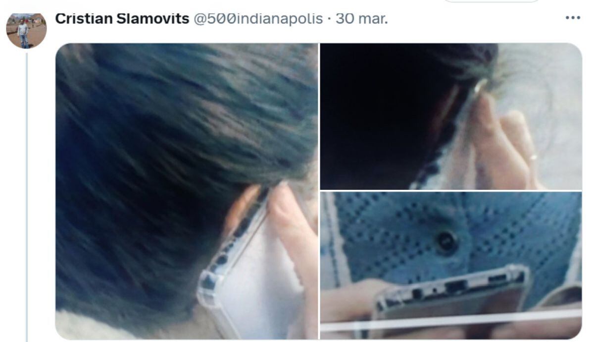 Un usuario hizo capturas a la pantalla de la serie para mostrar el error en "Atrapados" (Foto: Cristian Slamovits / X)