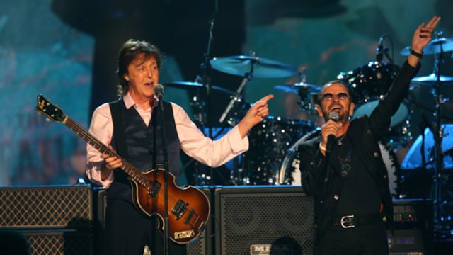Paul McCartney y Ringo Starr cantaron juntos "Hey Jude"