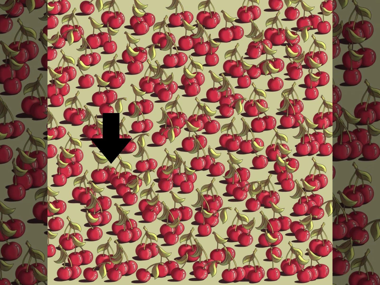 Reto visual: Era complicado encontrar el tomate por la gran cantidad de cerezas. (Créditos: Genial Guru)