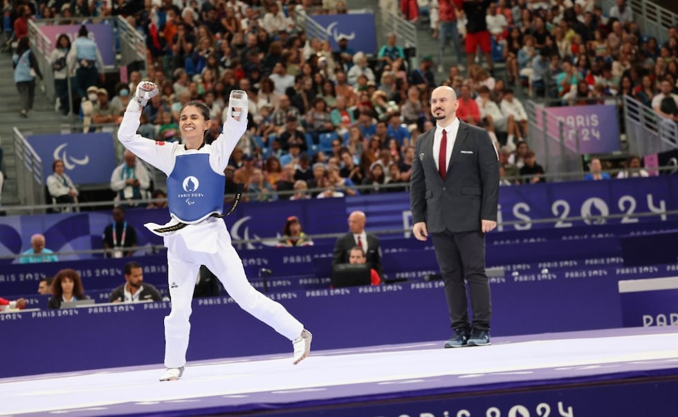 Angélica Espinoza logró el oro en parataekwondo y se coronó bicampeona paralímpica.
