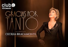Cecilia Bracamonte inicia su despedida de los grandes escenarios con “Gracias por tanto”