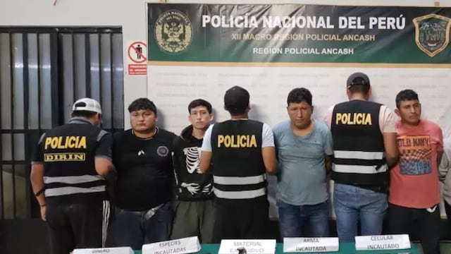Áncash: Policía detiene a dos sujetos por su presunta participación en atentado contra minera Poderosa