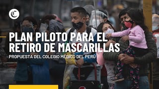 Plan piloto para retiro de mascarillas en lugares abiertos: ¿En qué consiste la propuesta del Colegio Médico del Perú?