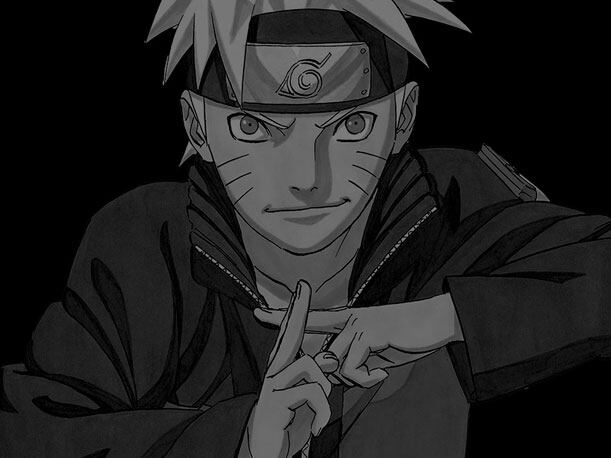 Naruto en blanco y negro (Foto: TV Tokyo)