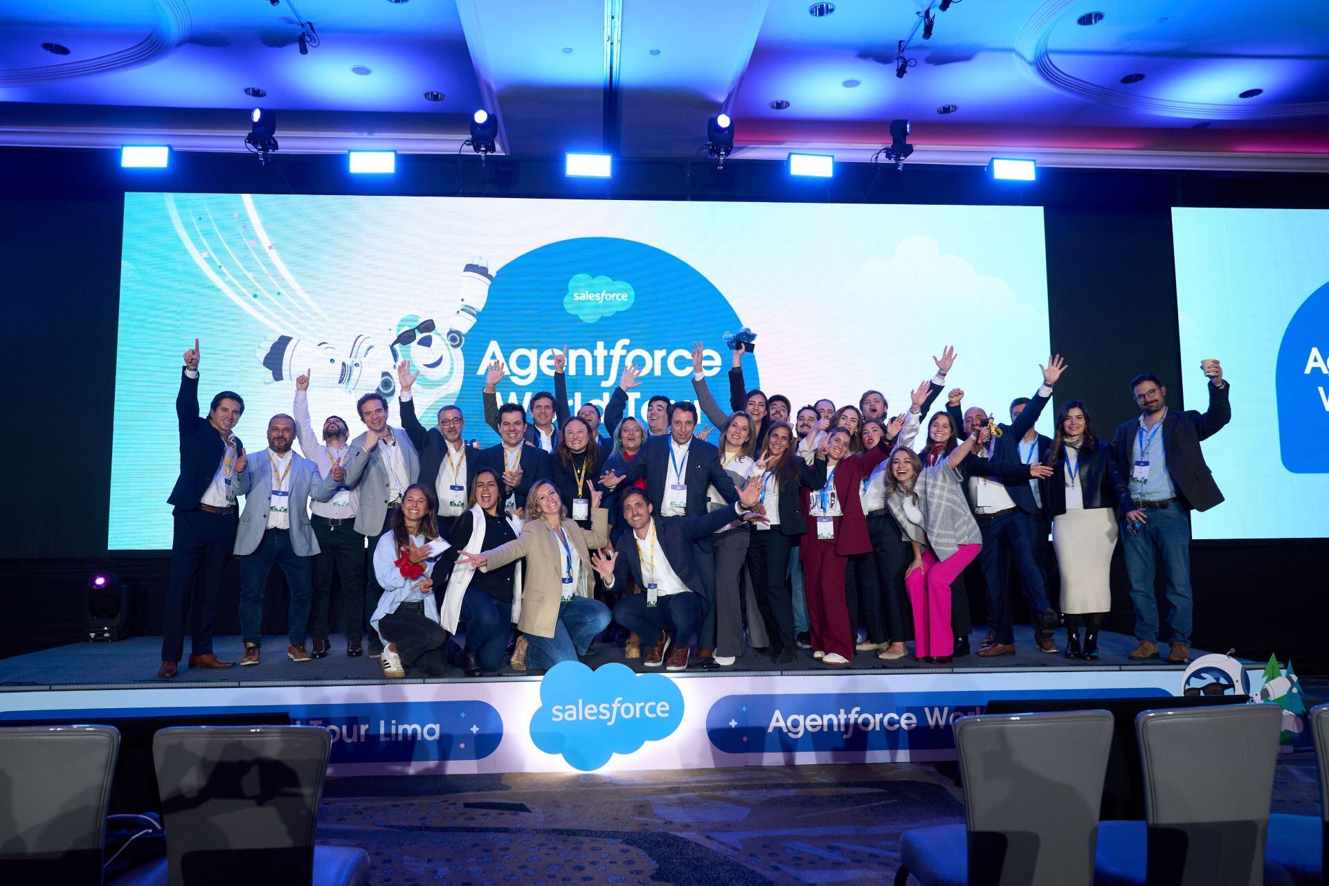 El Agentforce World Tour Lima 2025 forma parte de una gira internacional que ya ha pasado por
Ciudad de Guatemala, Santiago de Chile, São Paulo, Buenos Aires y Bogotá, reforzando el
compromiso de Salesforce con el liderazgo tecnológico y el impulso a la transformación digital en
América Latina. Foto: Salesforce
