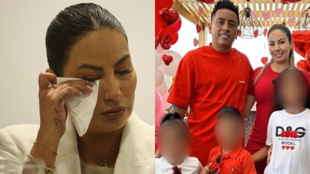 Difunden imágenes del último accidente que tuvo Pamela López junto a los hijos de Cueva. (Foto: composición GEC)