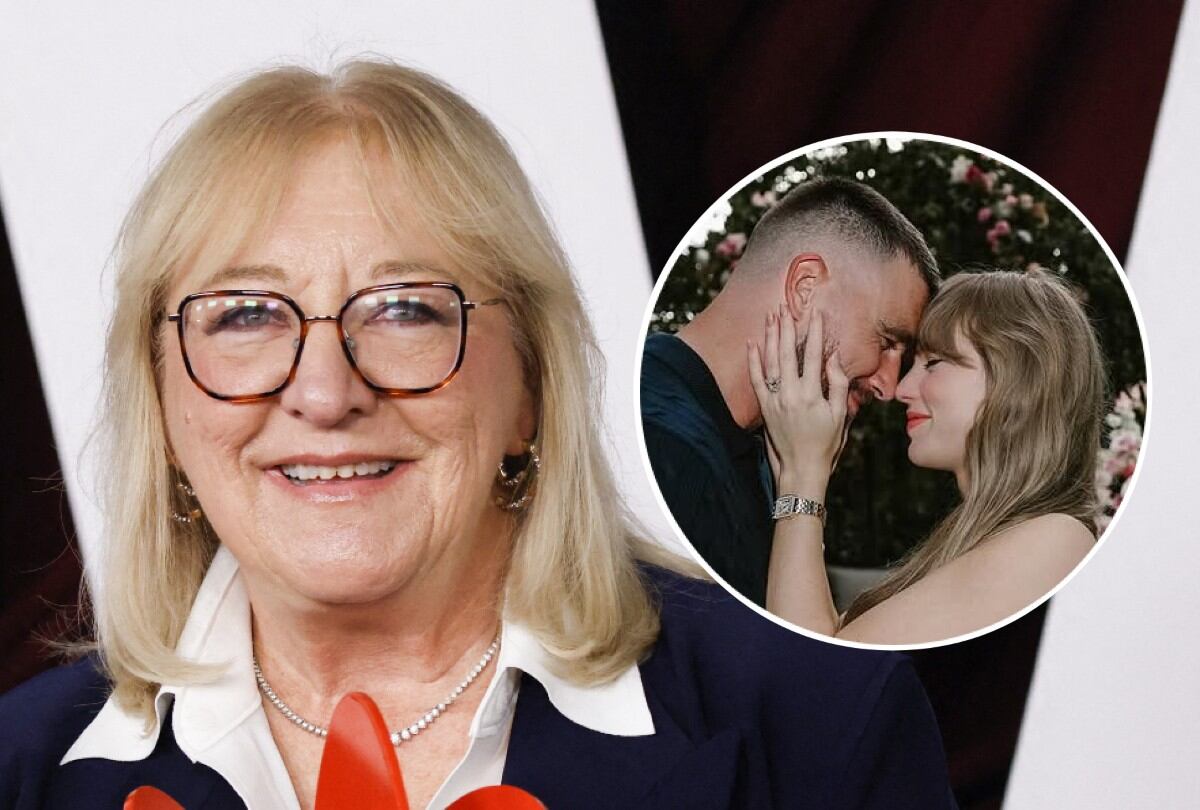 El emotivo gesto de Donna Kelce con fotos de la infancia de Taylor Swift y Travis Kelce enterneció a los seguidores de la pareja. | Crédito: AFP / Instagram taylorswift