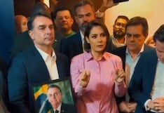 Flávio y Michelle Bolsonaro aparecen juntos por primera vez desde la rencilla familiar