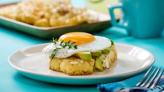 Coliflor rostizada con huevo, una receta rápida, sencilla y muy nutritiva