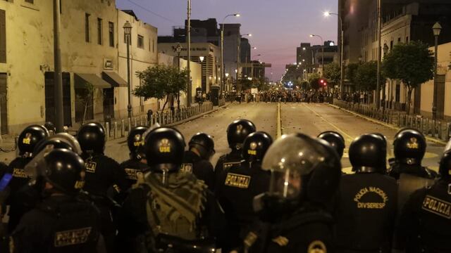 Protestas en Lima: se registraron enfrentamientos en el centro de la ciudad
