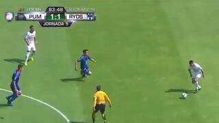 Pumas vs. Monterrey: Juan Manuel Iturbe decretó el 1-1 por la Liga MX | VIDEO