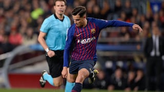 Barcelona vs. Manchester United: Coutinho marcó el 3-0 con este 'misil' y celebró de manera polémica | VIDEO