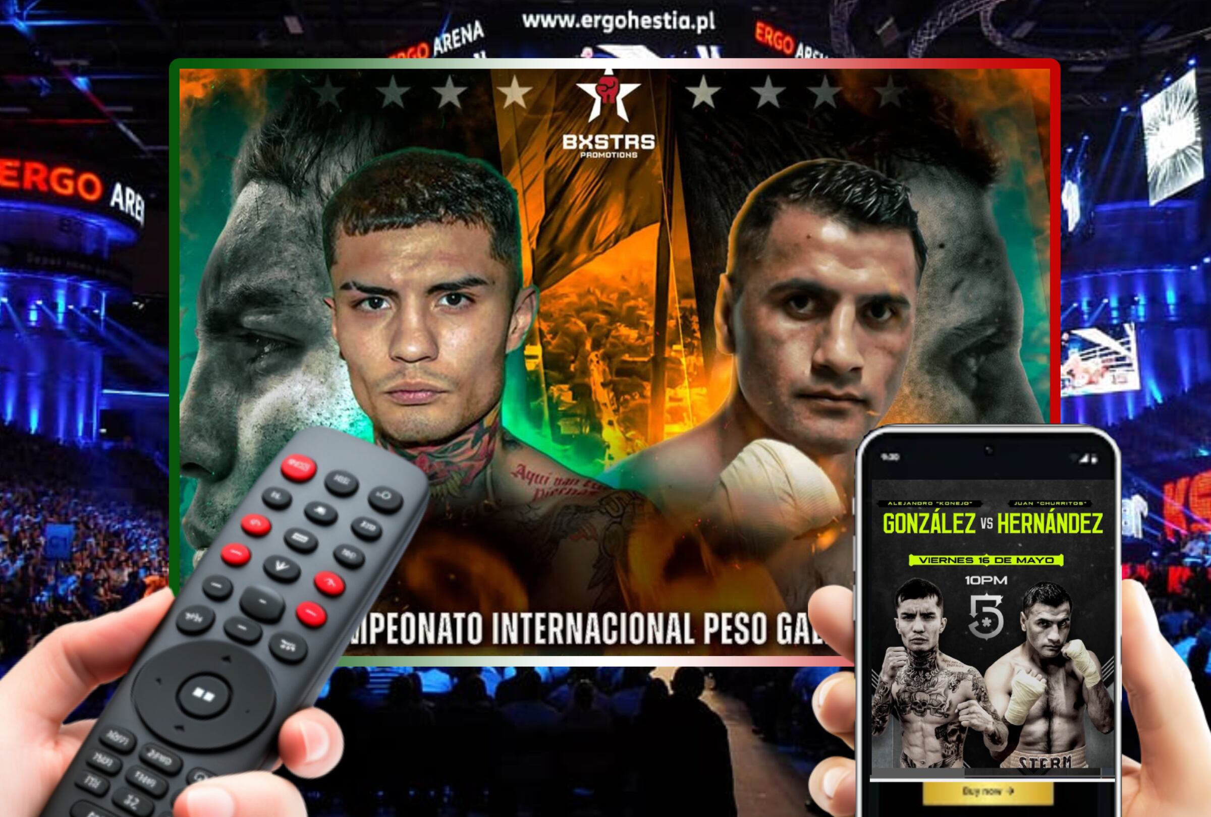 Lista de horarios y canales de televisión para ver pelea de Alejandro "Konejo" González vs. Juan "Churritos" Hernández este viernes 16 de mayo por el título peso gallo del Consejo Mundial de Boxeo (CMB) en México (Foto: Televisa)