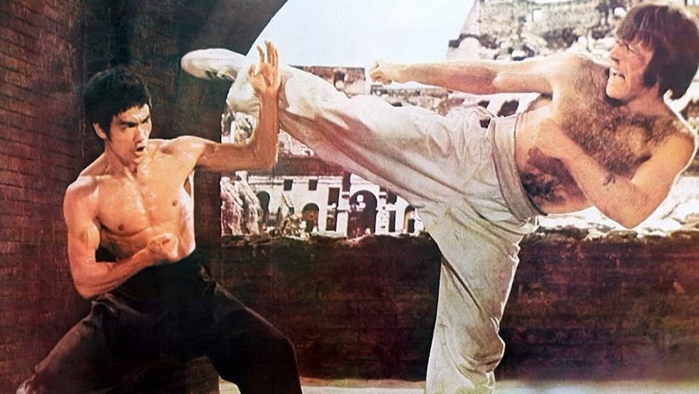 Chuck Norris contra Bruce Lee.