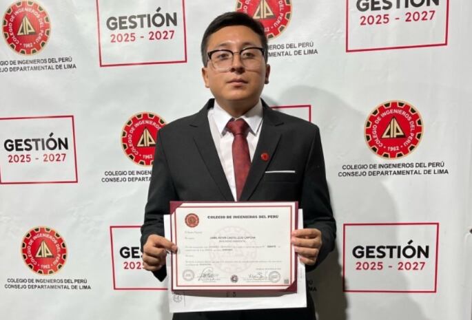 Colegio de Ingenieros expresa condolencias por fallecimiento de Jamil Castillejo, víctima del accidente en la vía del Metropolitano.