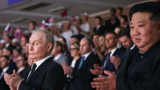 Putin se despide de Corea del Norte con un concierto y una recepción oficial de Kim