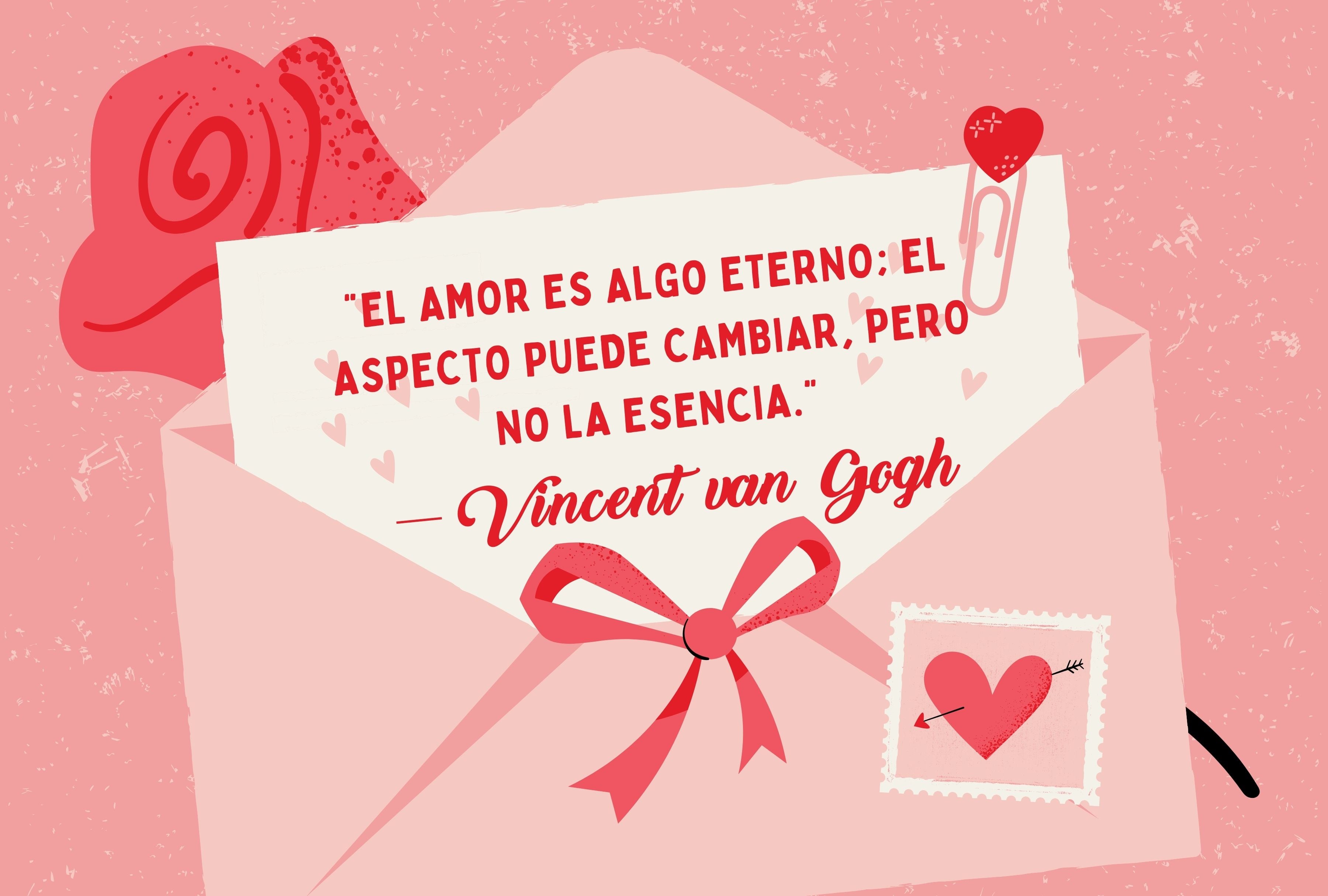 “El amor es algo eterno; el aspecto puede cambiar, pero no la esencia.” - Vincent Van Gogh. | Crédito: Canva / Composición Mag