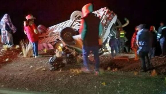 Esto ocurrió a la altura del kilómetro 60 de la carretera Arequipa - Chivay, a pocos minutos de llegar a la ciudad de Chivay, capital de la provincia de Caylloma.