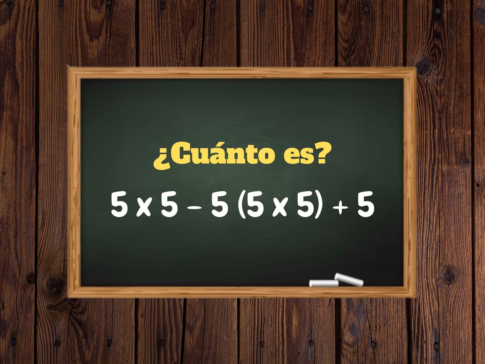 Reto matemático: Intenta analizar el enunciado con cierta rapidez. (Creación: Mag)